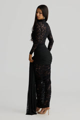 Celeste Skirt - Black Lace