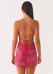 VIETTA SEQUIN MINI DRESS