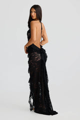 Leviah Dress - Black Lace