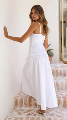 Vida Maxi Dress - White